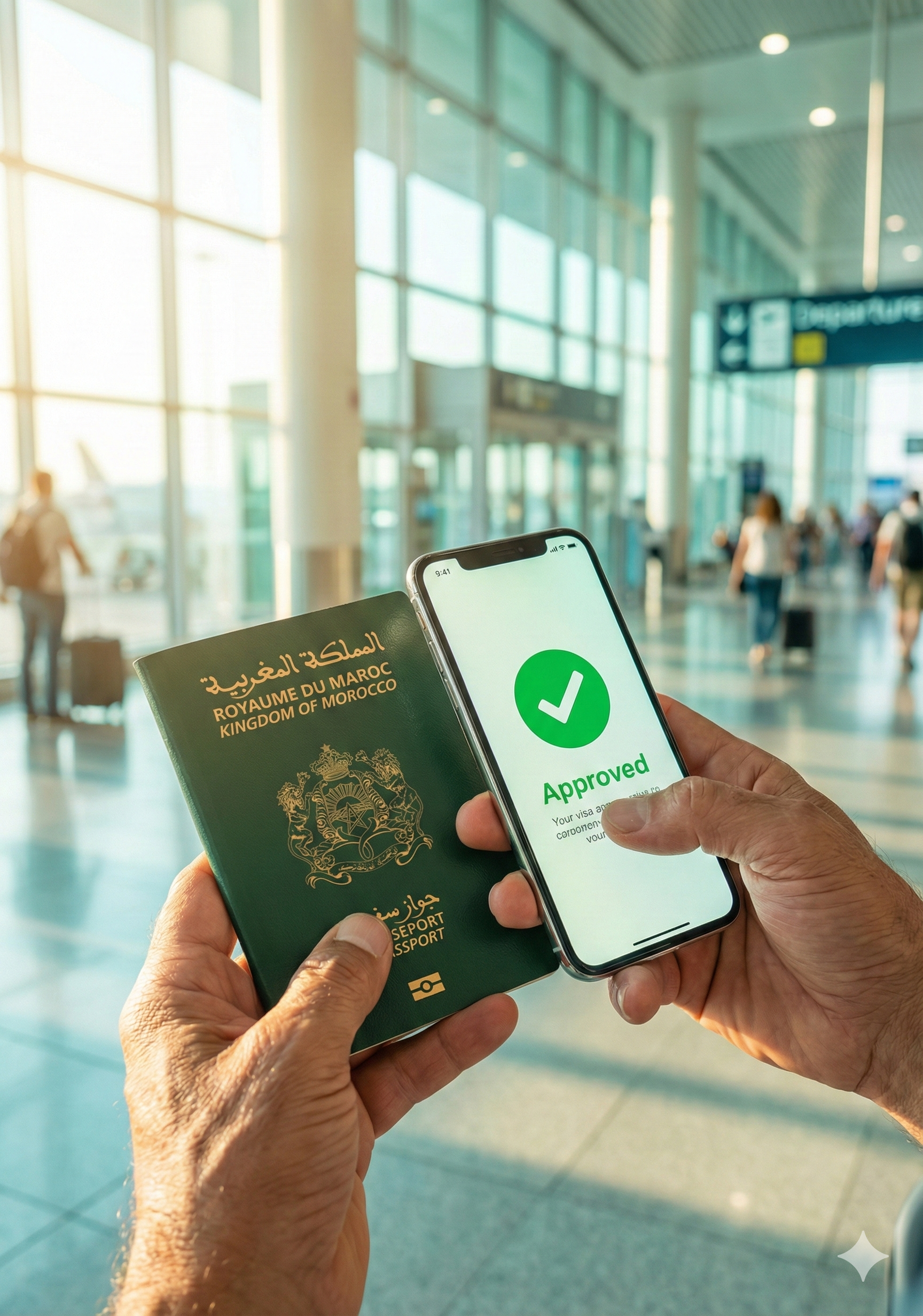 Visa Document Illustration